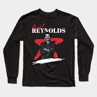 Burt reynolds retro style Long Sleeve T-Shirt